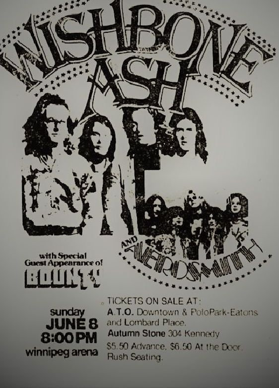 Wishbone Ash Poster
                              with Bounty as Special Guest