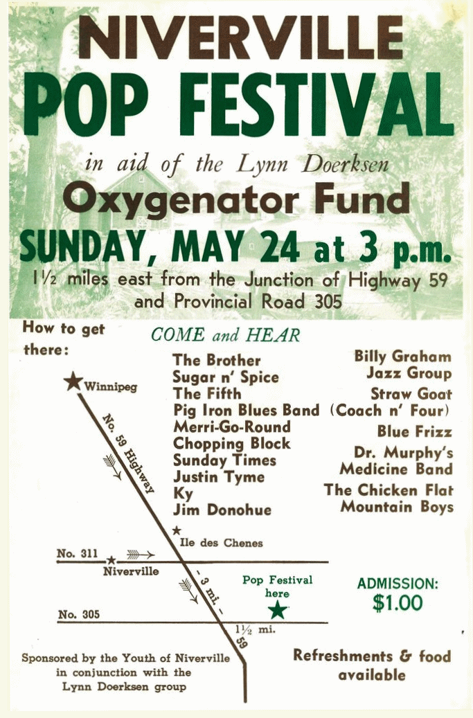 Niverville Pop Festival Poster