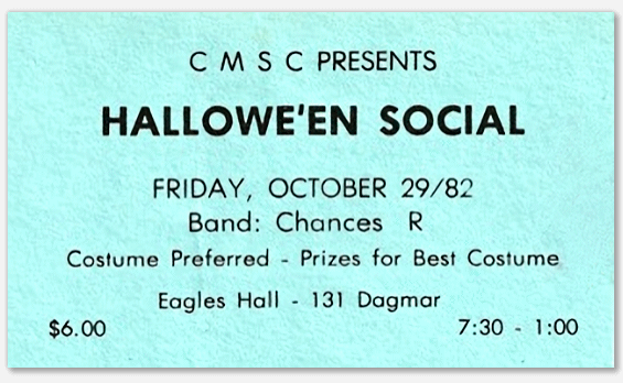 Halloween Social
                              Ticket