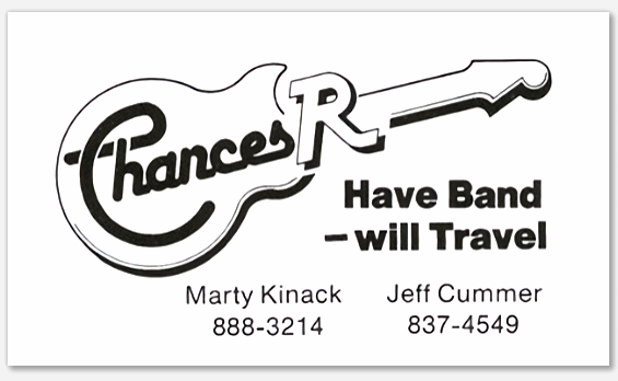 Chances R Business
                              Card