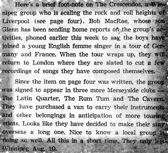 Winnipeg newspaper
                              article