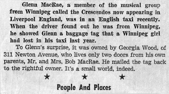 Winnipeg newspaper
                              article