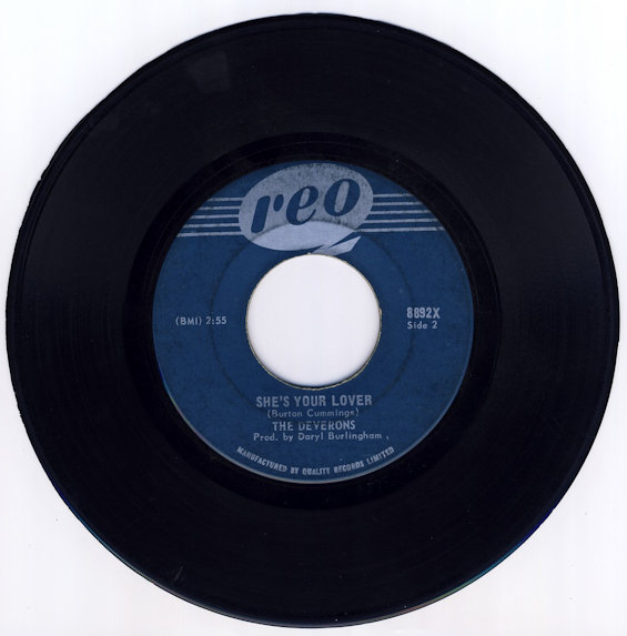 She's Your Lover 45 RPM
