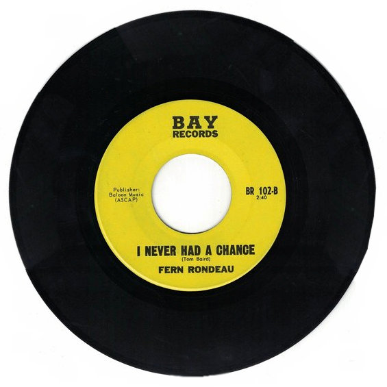 45 RPM - I Never
                              Had A Chance