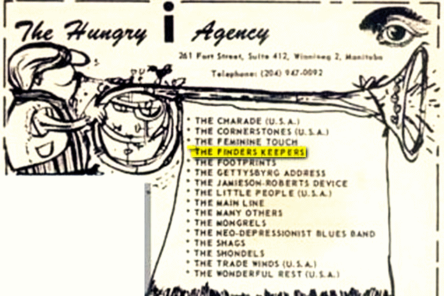 Hungry I Agency
                              Band Roster