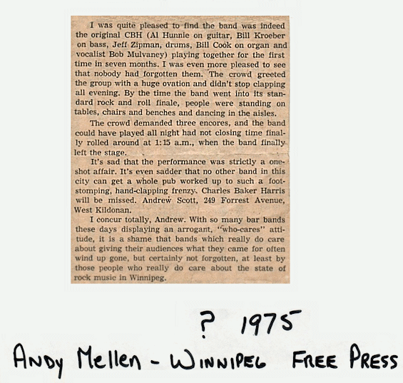 Newspaper
                              Column by Andy Mellen 1975