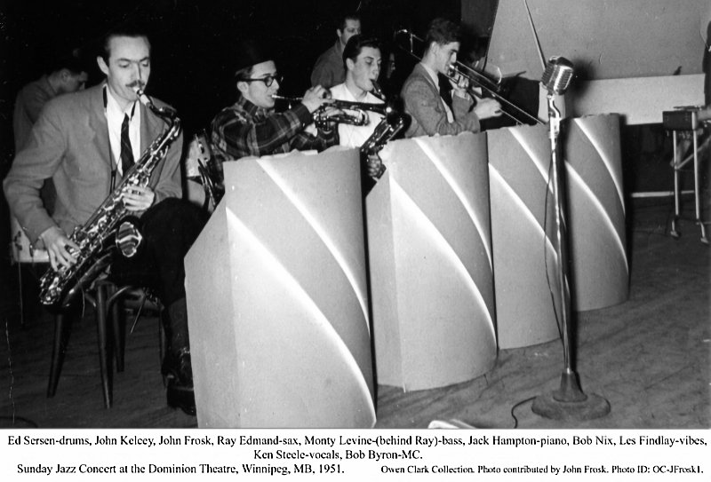 John Frosk 1951 at the Dominion
                              Theatre in Winnipeg, Manitoba, Canada