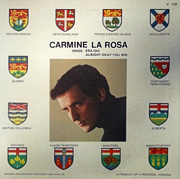 Carmine La Rosa Sings (Album) Carmine La Rosa Sings (Album)