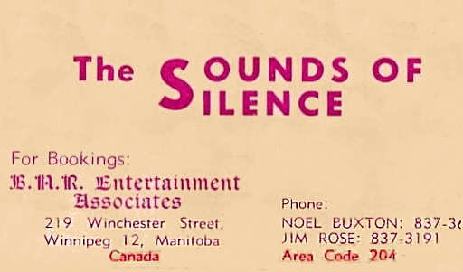 The
                              Sounds of Silence Business Card