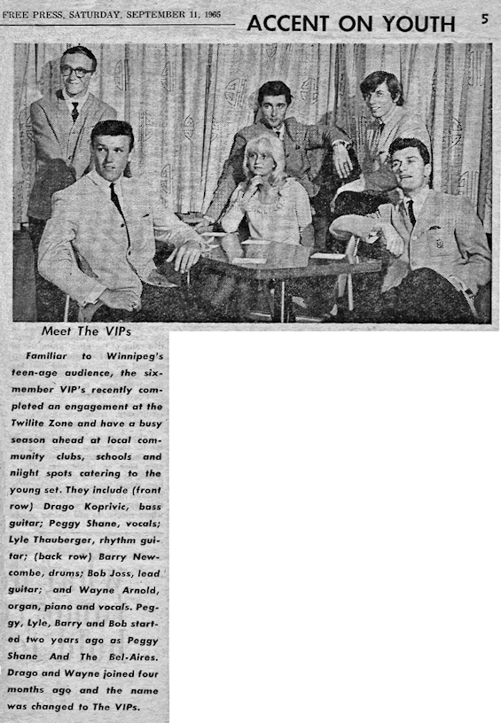 Newspaper Article September 11,
                              1965