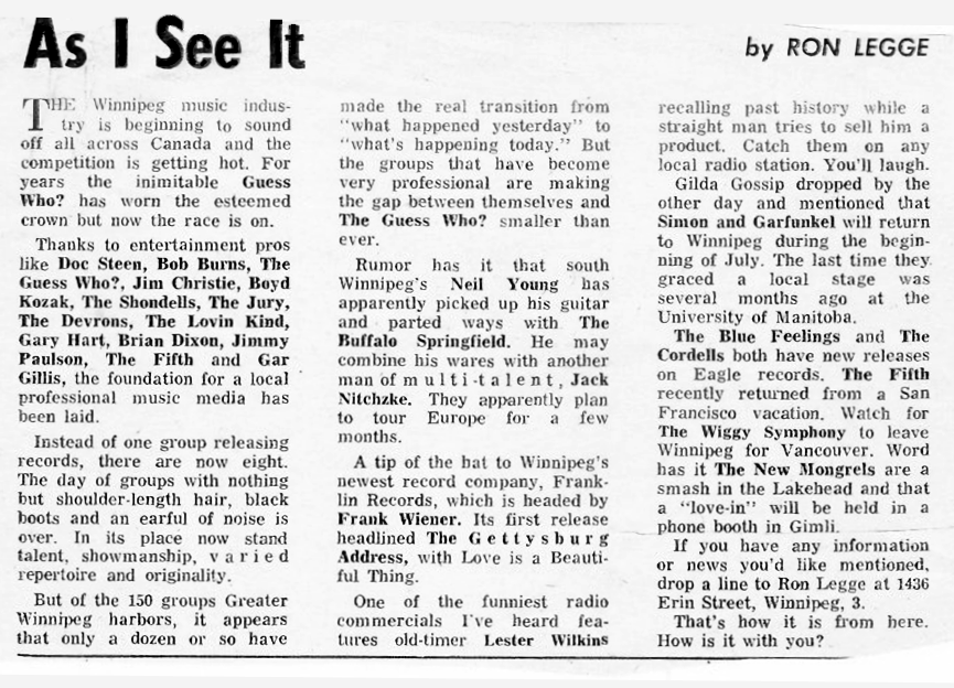 As I See It by Ron Legge