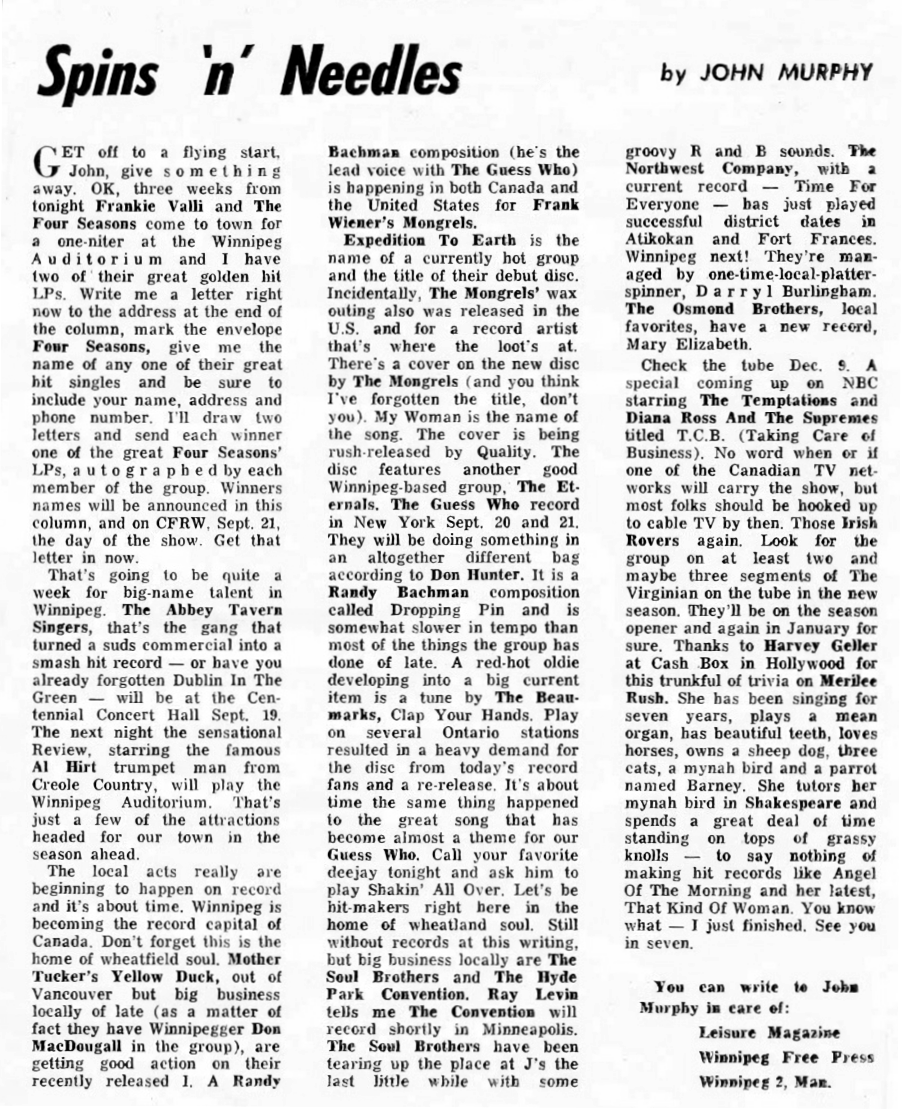 Spins 'n' Needles by John Murphy