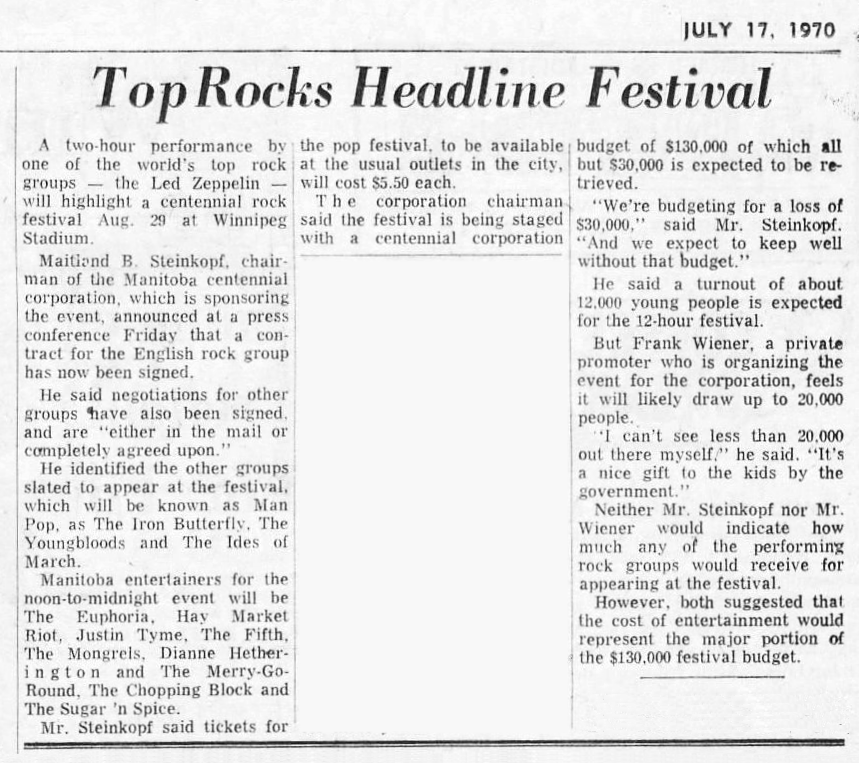 Top Rocks Headline Festival